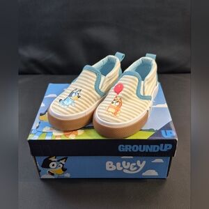 Ground Up Kids Sneakers - Cream and Tan